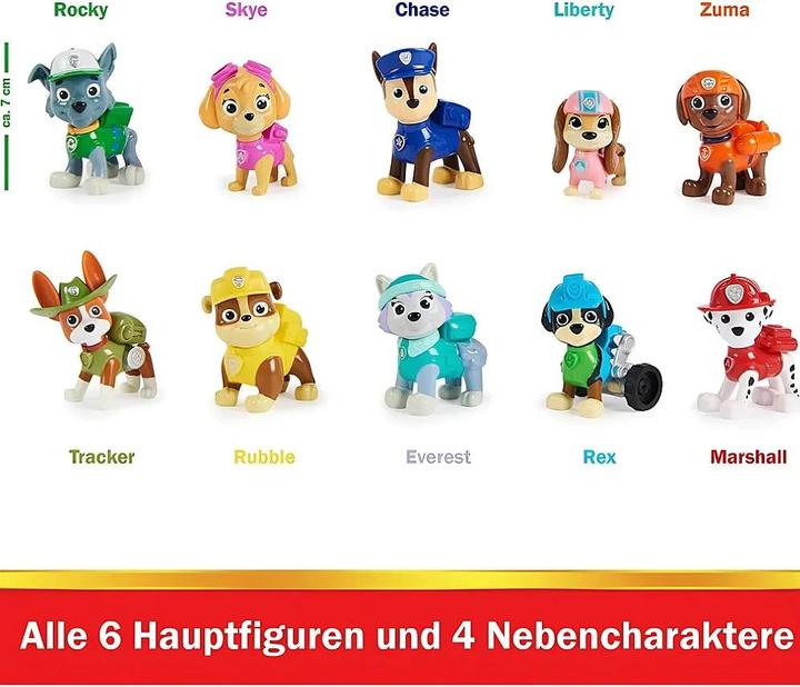 Productafbeelding Paw Patrol PAW Action Pack Pups Geschenkset van 10 stuks