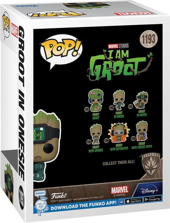 Produktbild Funko POP Marvel I am Groot - Groot in Onesie