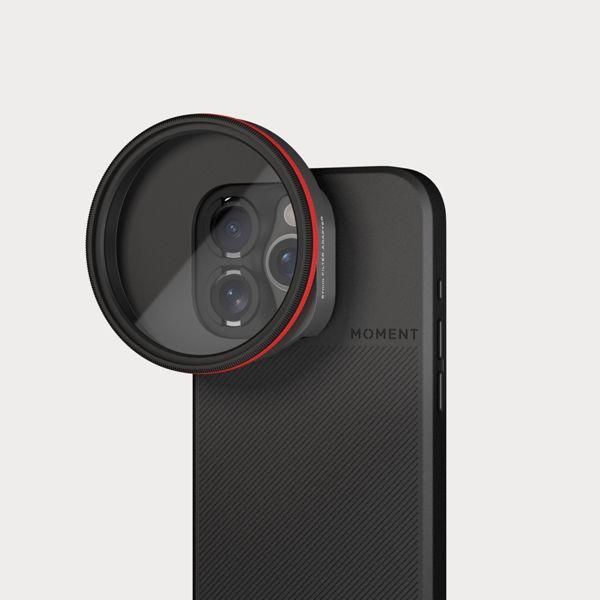 Actual product image Moment 67mm Snap-On Filter Mount iPhone 15/16 Pro & Pro Max