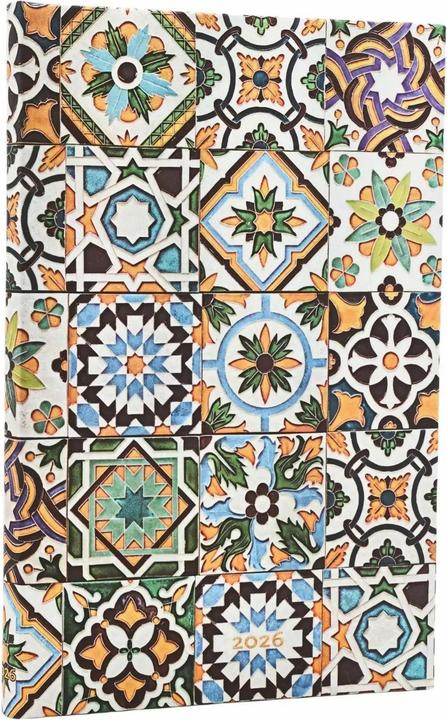 Produktbild Paperblanks PAPERBLAN Agenda Porto 2026 DD0623-8 1W/2S HOR Maxi HC DE 13.5x21cm (21 x 13.5 cm, Deutsch)