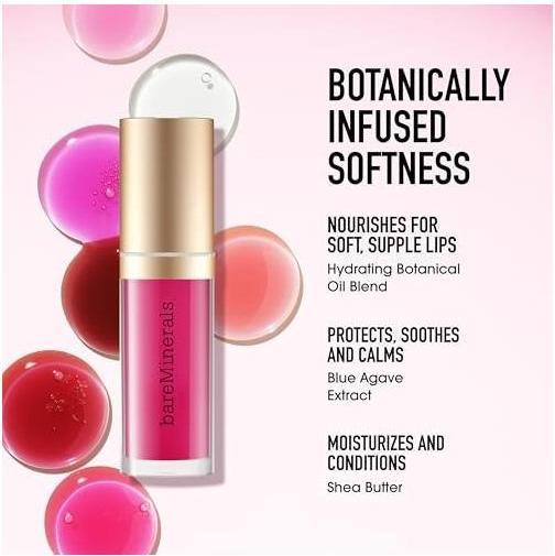 Produktbild Bare Minerals Pflegendes Lippenöl mit ultra-hydratisierender High-Shine Clean Vegan Formula