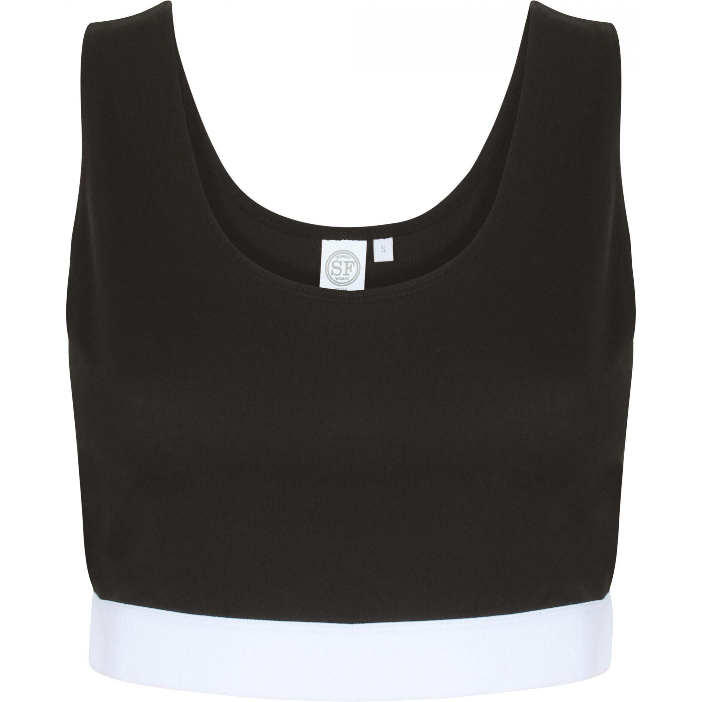 Skinni Fit, Sport-BH, Sublimation (XS), Schwarz, XS