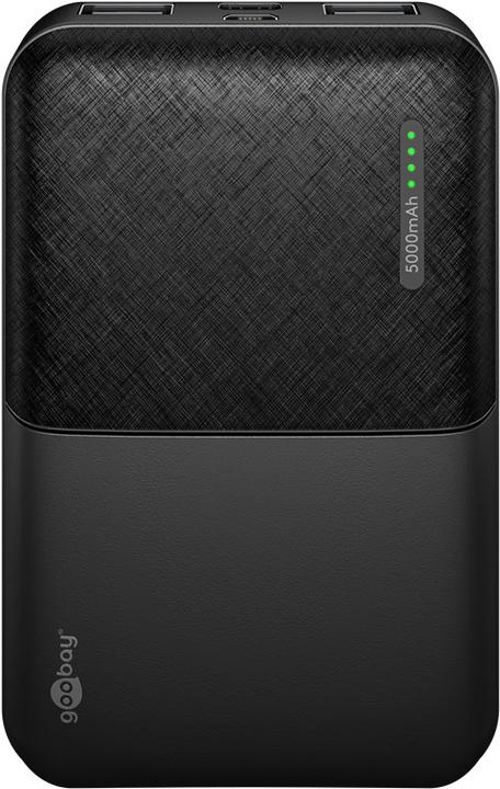 Image du produit Goobay Banque d'énergie compacte 5 000 mAh (5000 mAh, 10.50 W, 3.70 Wh)