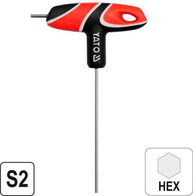 Actual product image Yato Hexagon socket / Hex Kleps with a 7.0 mm handle