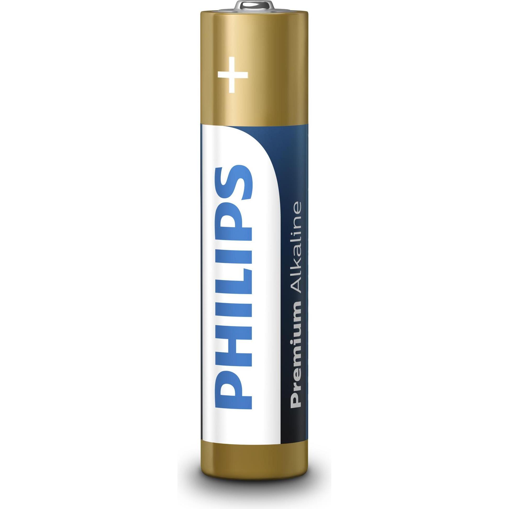 Thumbnail - Philips Premium Alkaline (4) LR03M4B/1 (4 Stk., AAA), Batterien + Akkus