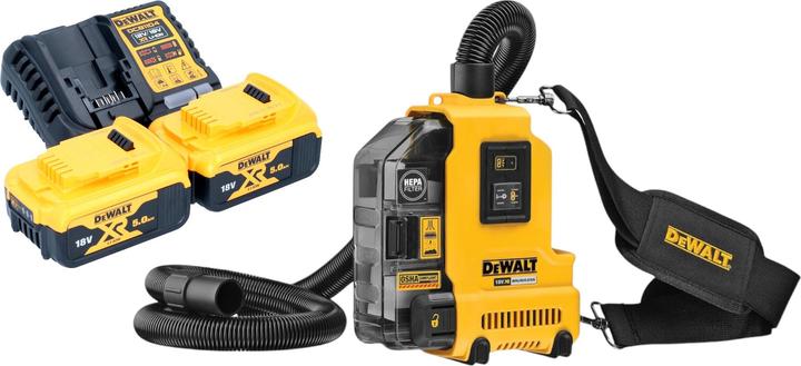 DeWalt DWH 161 P2 Estrattore universale a batteria 18 V 0,21 l brushless + 2x batteria 5,0 Ah +