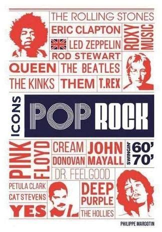 Immagine prodotto Pop Rock Icons (Inglese, David Sinclair, Philippe Margotin, 2022)