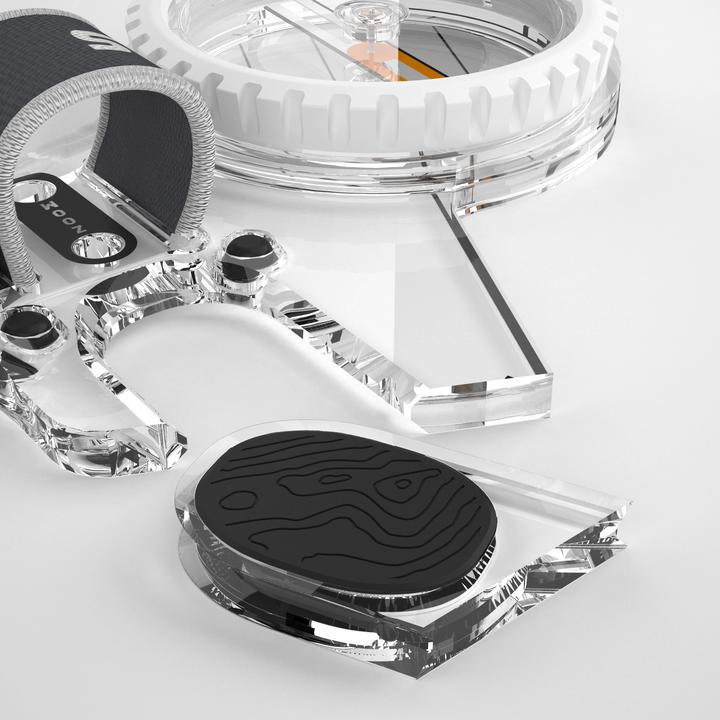 Actual product image Silva Arc Jet 360 - kilpakompassi, oikea