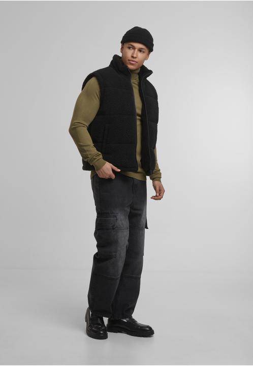Actual product image Urban Classics Basic Teddy Puffer Vest - 211168 (M)