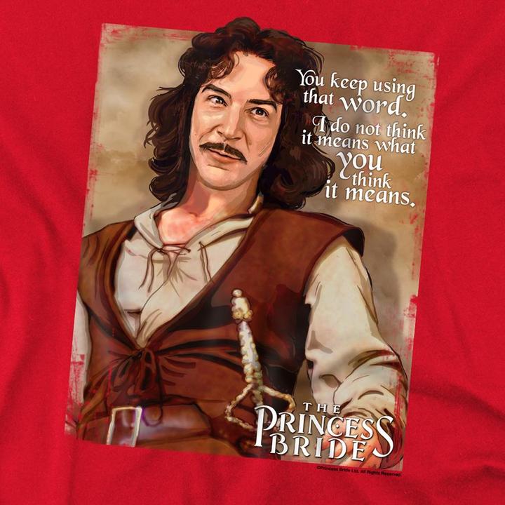 Produktbild The Princess Bride Word TShirt (M)