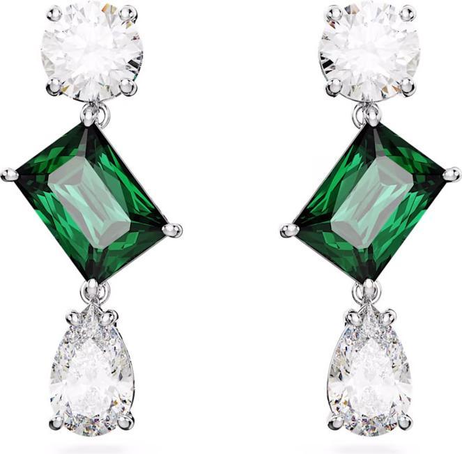 Produktbild Swarovski Mesmera Drop Ohrhänger Verschiedene Schliffe Grün (Swarovski Metall)