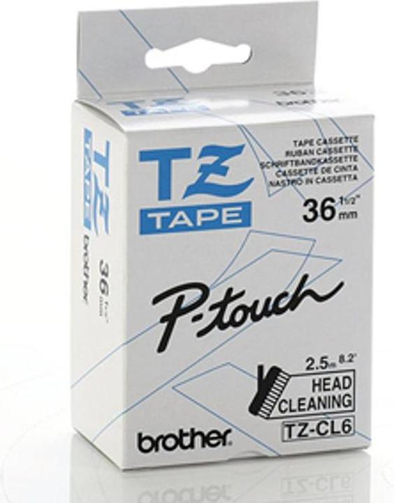 Actual product image Brother Tze-Cl6 (3.60 cm, Black)