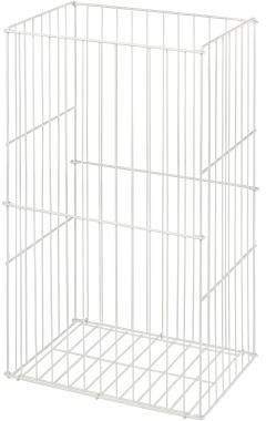 Produktbild Wepa Abfallbehälter groß, Maße: (B)360 x (T)260 x (H)600 mm aus kunststoffummanteltem Drahtgitter (60 l)