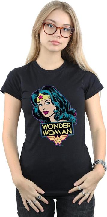 Immagine prodotto Wonder Woman Head Maglietta Donna (L)