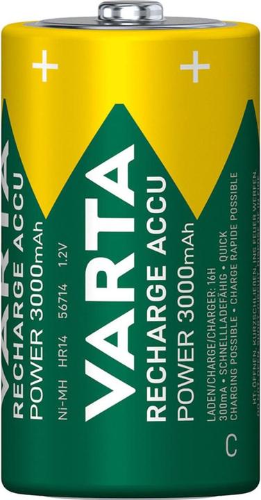 Actual product image Varta Recharge Accu Power (2 pcs., C, 3000 mAh)