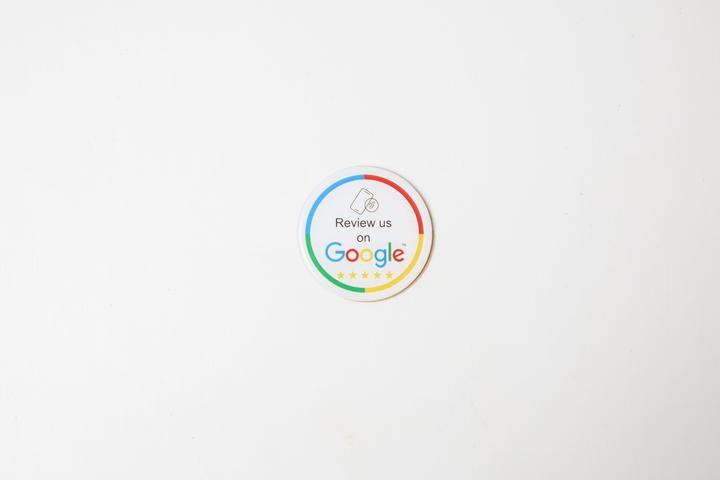 Deltalabs Google Bewertungsaufkleber mit NFC