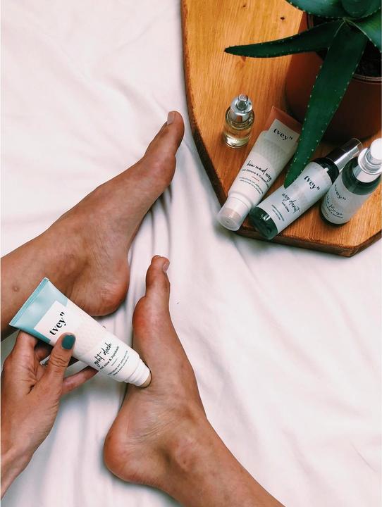 Actual product image Tvey Foot cream runs 75 ml (Foot cream & foot gel, 75 ml)