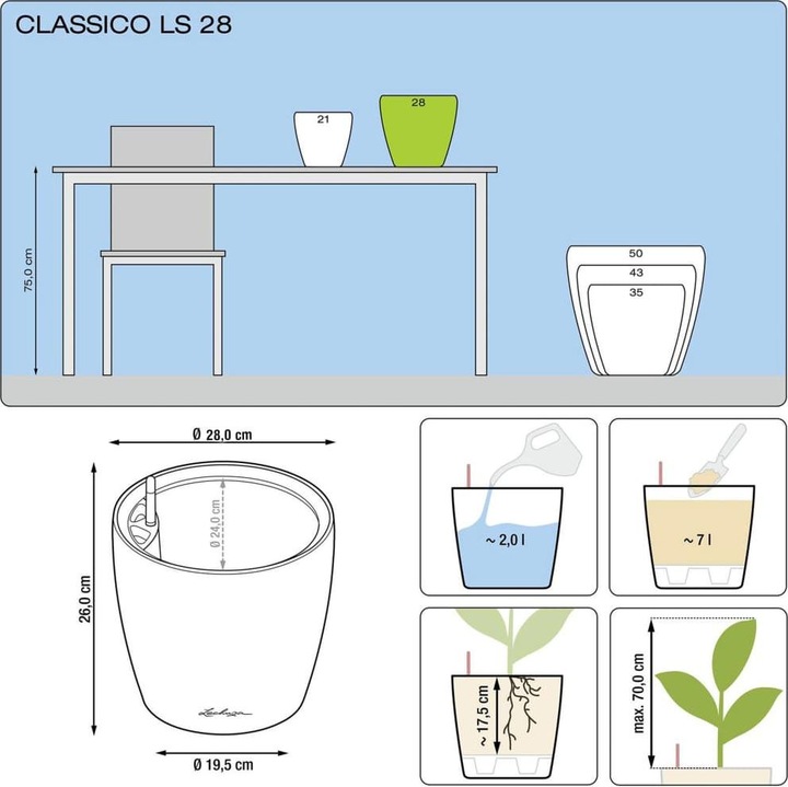 Actual product image Lechuza Classico (28.50 cm)