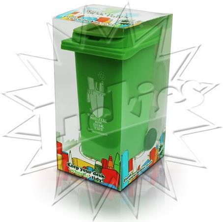 Actual product image Luckies Pen holder trash can