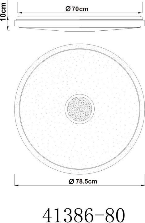 Actual product image Globo Ceiling lamp Connor (8700 lm)