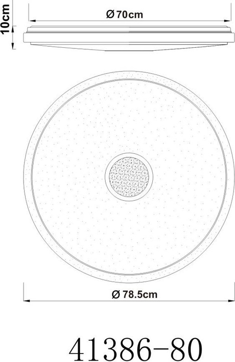 Produktbild Globo Deckenleuchte Connor (8700 lm)
