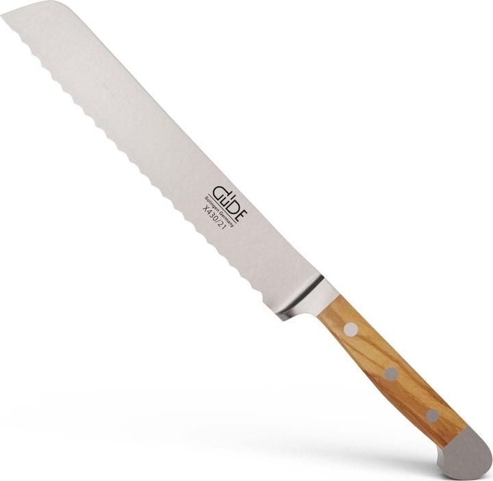 Actual product image Güde Solingen Alpha bread knife (21 cm)