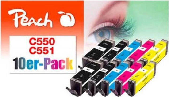 Produktbild Peach CLI-551/PGI-550 (M, C, Y, BK)