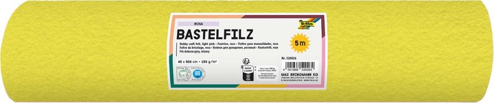 Actual product image Magni folia 520012 - Craft felt, with fine wool quality, 1 roll approx. 45 cm x 5 m, lemon yellow