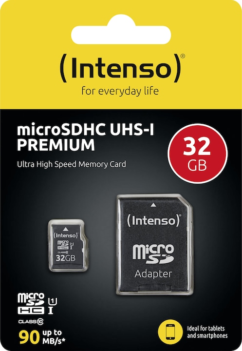 Productafbeelding Intenso UHS-I Premium (32 GB, microSDHC, U1, UHS-I)