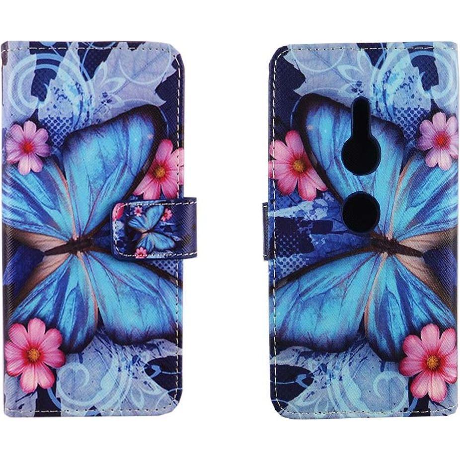 König Design Hülle Handy Schutz für Sony Xperia XZ2 Case Cover Tasche Wallet Etui Handyhülle (Sony Xperia XZ2), Smartpho...