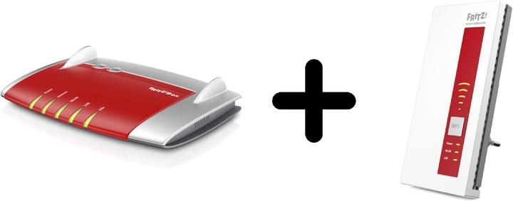 Produktbild FRITZ! Mesh Bundle: Fritz!Box 4040 + Repeater 1750E