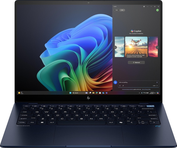 HP EliteBook Ultra 14 inch G1q Notebook AI PC, Qualcomm Snapdragon, 35,6 cm (14"), 2240 x 1400 (14", Snapdragon X Elite X1E-78-100, 16 GB, 1000 GB, CH)