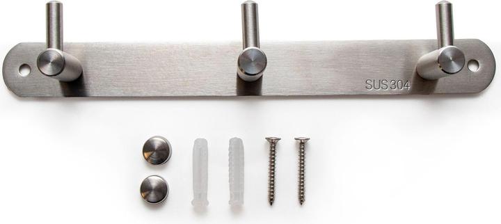 Immagine prodotto Intirilife Appendiabiti con 3 ganci nero