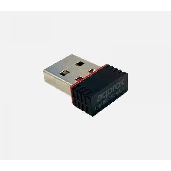 Approx Hálózati Adapter - USB, nano, 150 Mbps Wireless N (802.11b/g/n) (USB), Adattatore di rete