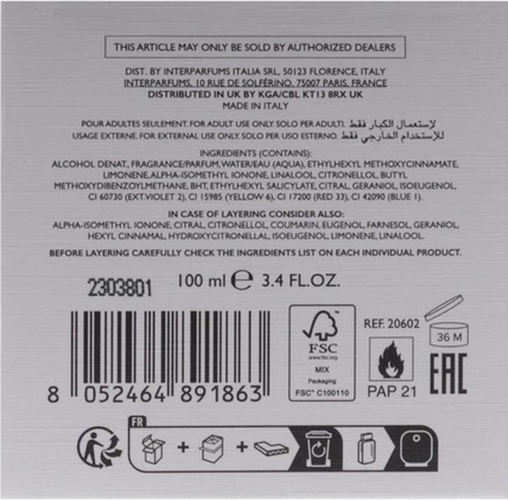 Actual product image Salvatore Ferragamo CIELI DI SETA EDP 100ML (Eau de parfum, 100 ml)