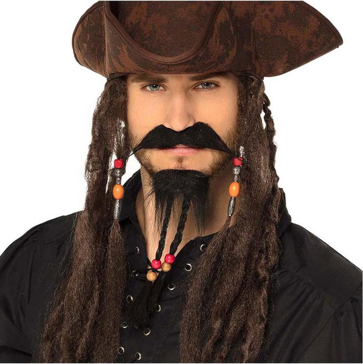 Produktbild Fasnacht Piraten Kinnbart und Schnurrbart