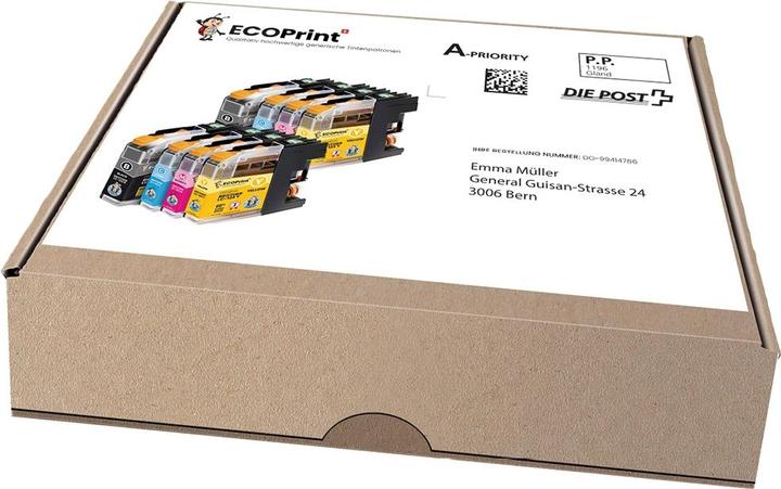 Produktbild ECOPrint Kompatibel Brother 2xBKCMY LC-123 Pack (CMYK)
