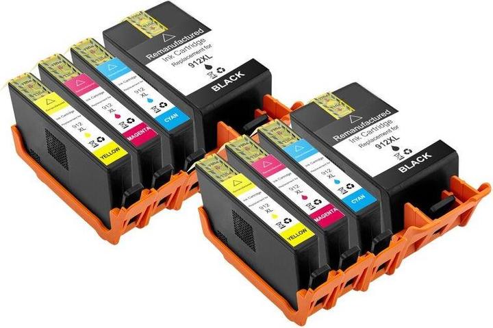 Image du produit Hermex Cartouche d'impression compatible HP 912XL 8-Pack (CF, Color)