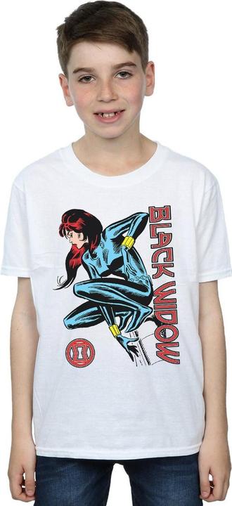 Produktbild Black Widow In Action TShirt Jungen (128)