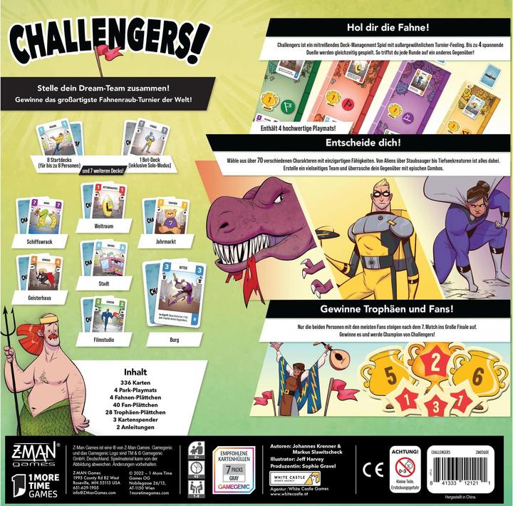 Produktbild Z-Man Games Challengers (Deutsch, 1 - 8 Spieler)