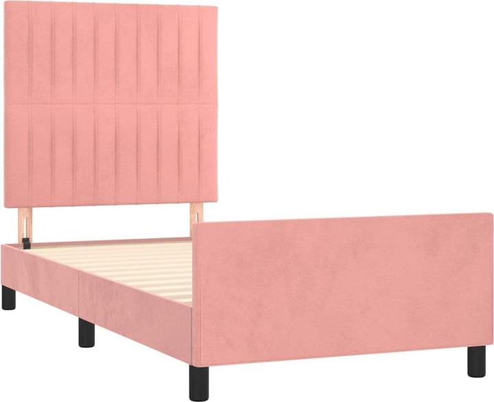 Image du produit vidaXL Bettgestell mit Kopfteil (90 x 190 cm)