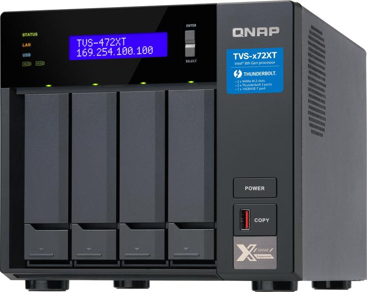 Image du produit QNAP TVS-472XT-PT-4G
