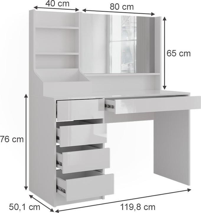 Actual product image Vicco Sherry (119.80 x 50.10 x 76 cm)