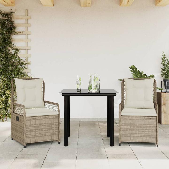 Actual product image vidaXL Garten Essgruppe (80 x 80 x 74 cm)