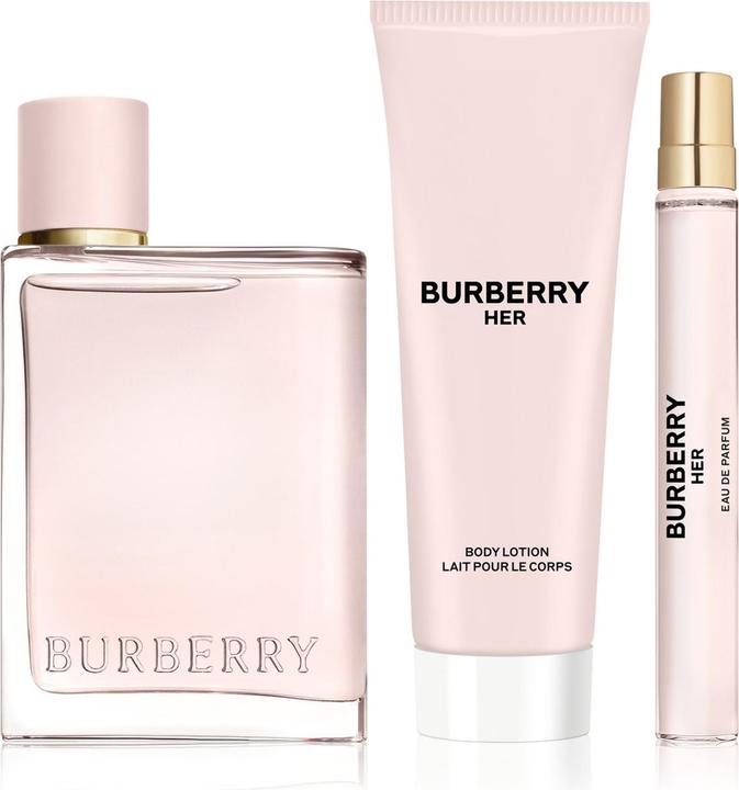 Actual product image Burberry Her Eau De Parfum Set (Body care set, Perfume set)