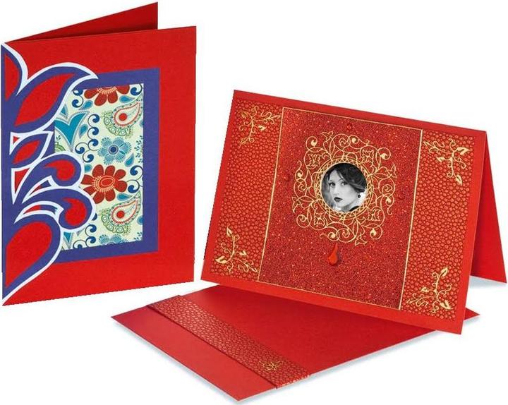 Actual product image Folia Double cards rectangular 220 g/m2 (5 pcs.)