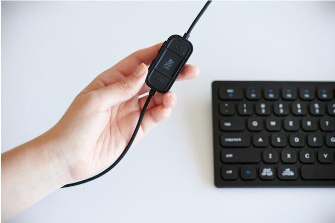 Actual product image Kensington Headset H2000 PROVC USB-A/USB-C black (Cable, USB-C)