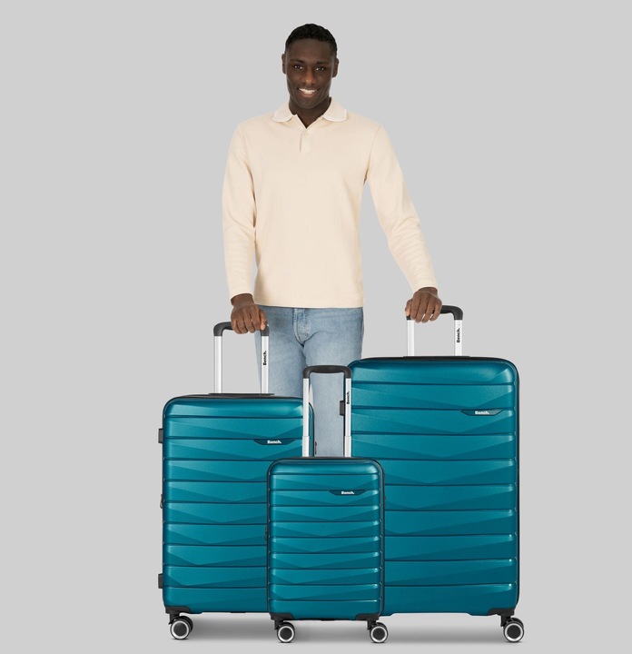 Produktbild Bench Paris 4 Rollen Kofferset 3-teilig mit Dehnfalte (223 l, XL (ab 115l))