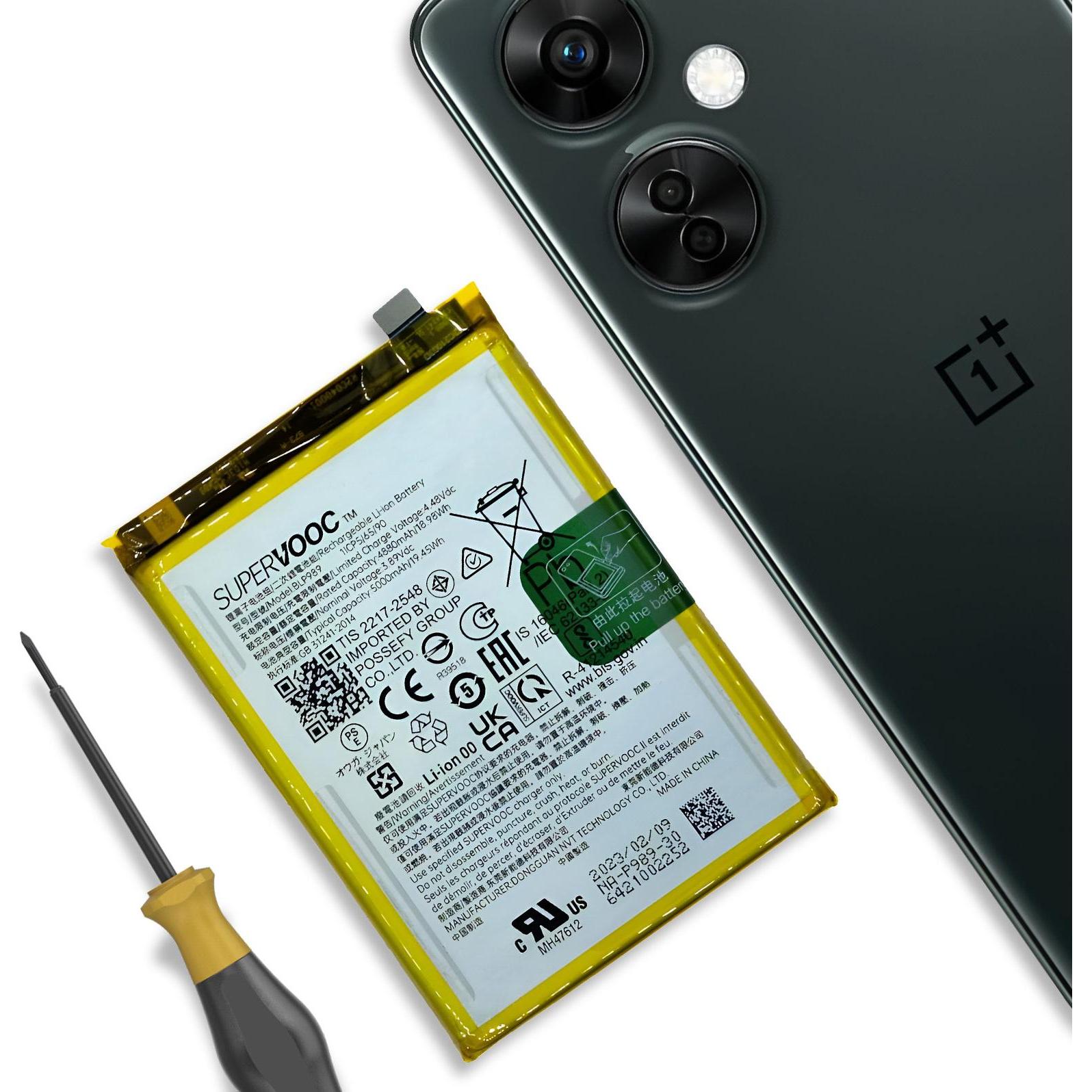 Thumbnail - Clappio 5000mAh Austausch-Akku, Ersetzt Modell BLP989, Smartphone Akku