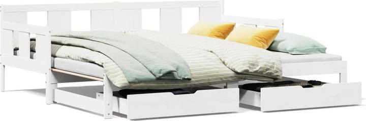 Actual product image vidaXL Extendable day bed with drawers